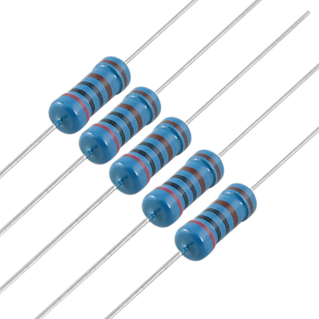1W 2K Ohm 1% Axial Lead Metal Film Resistor (Bag of 200)