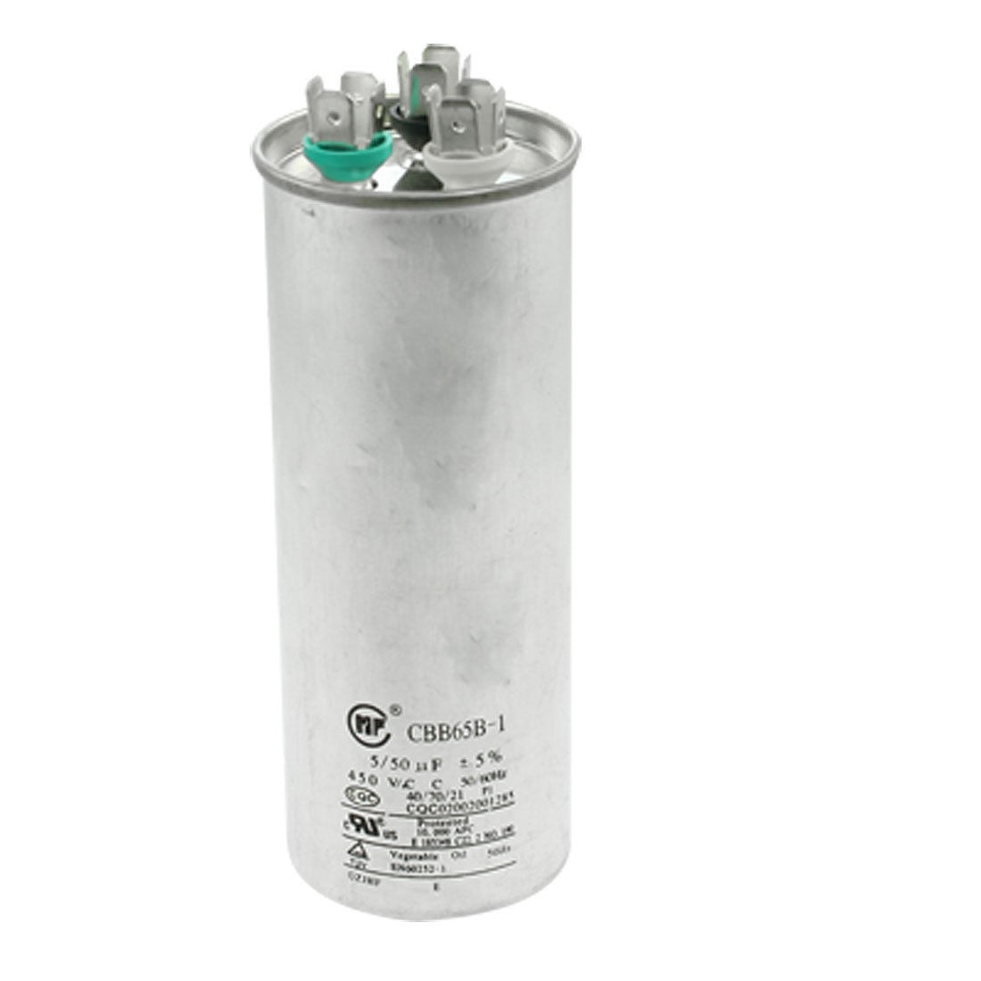 Air Conditioner Polypropylene Film 5/50uF AC 450V 50/60Hz Motor Capacitor