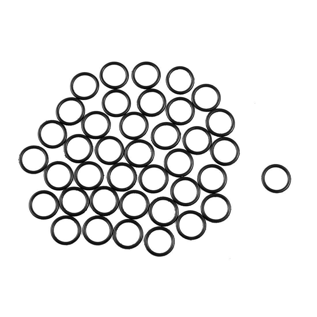 50 Pcs 13mm x 10mm x 1.5mm Automobile Sealing NBR O Rings Washers