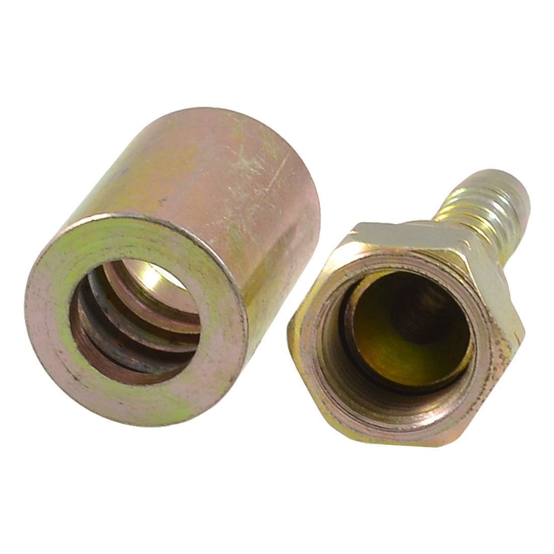 3/8" PT Thread Hydraulic Cone Flared Tube Coupler Oil Piping Connector