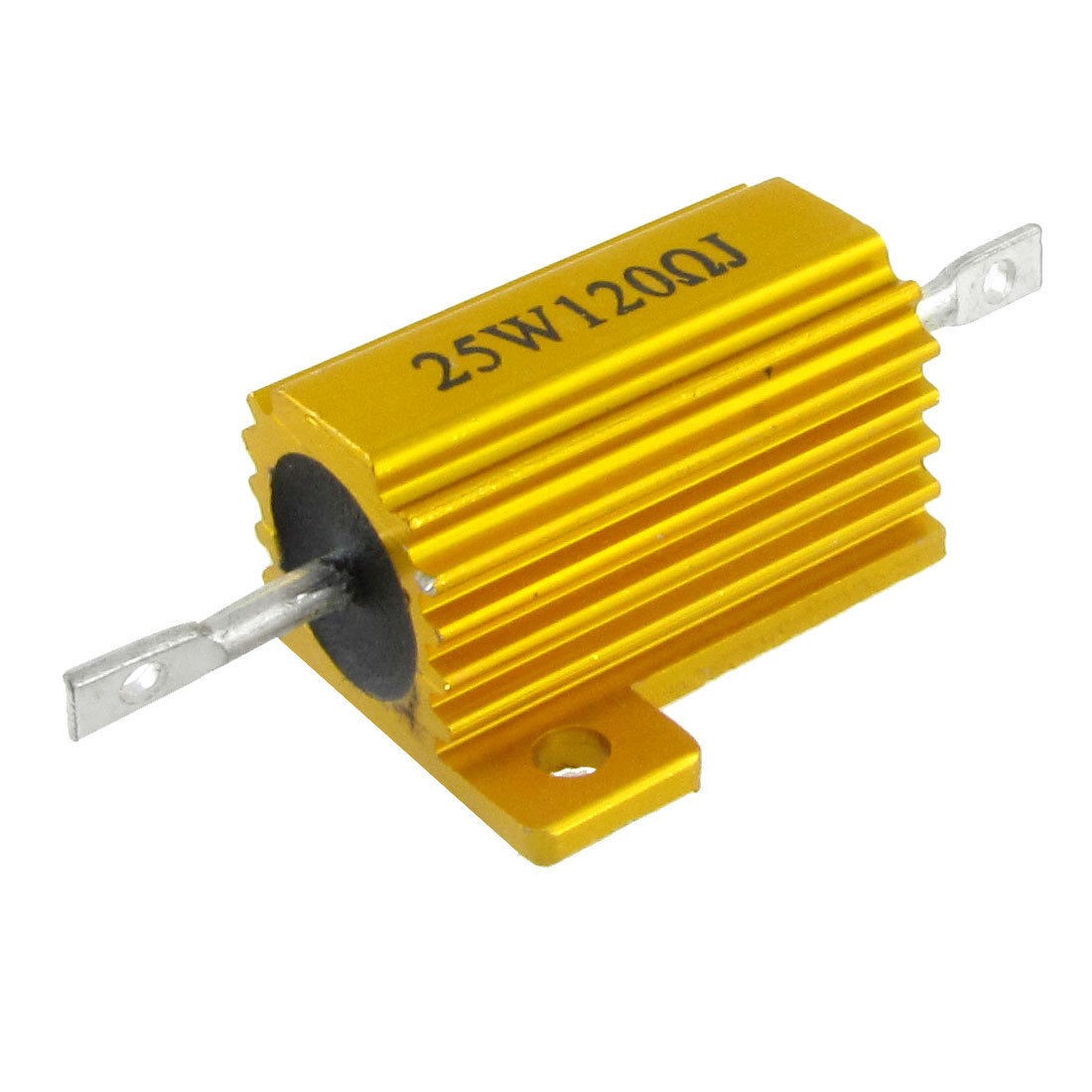 Chassis Mount Wirewound Aluminium Housed Resistor 5% 25W 120 Ohm