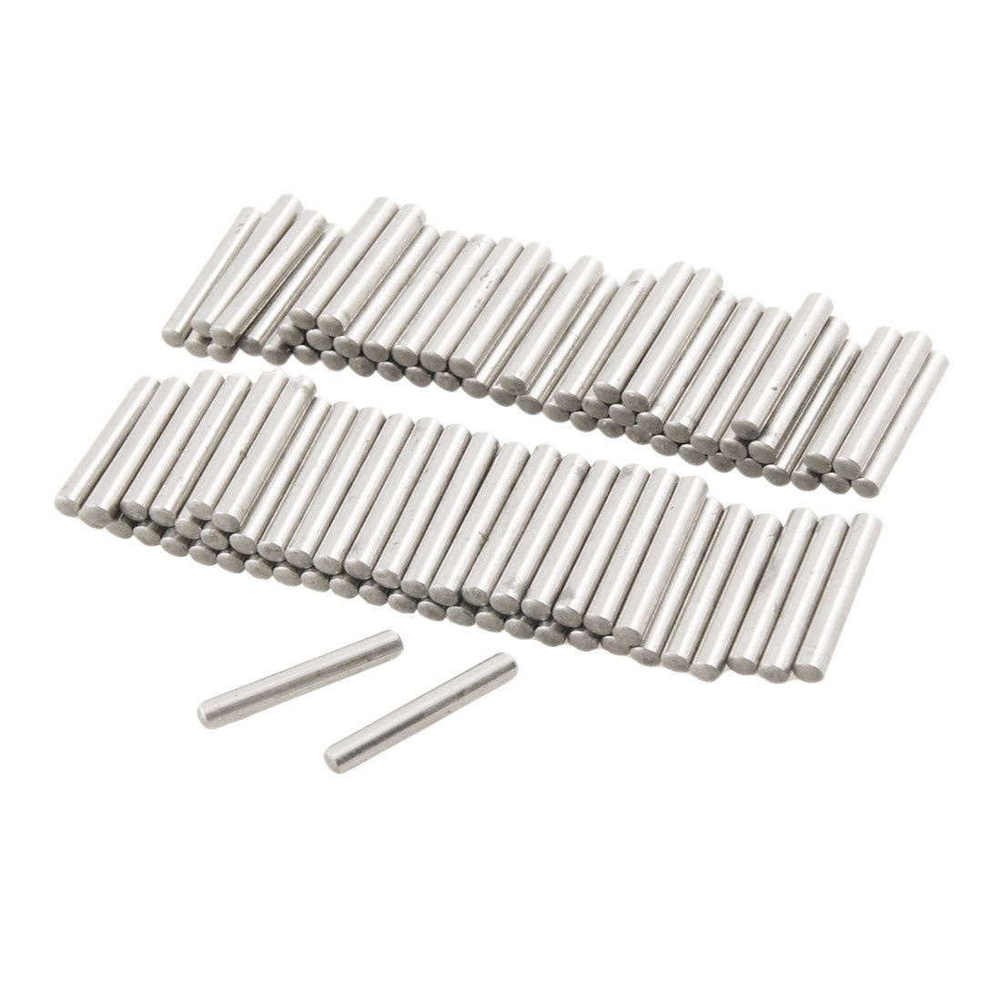 100 Pcs Stainless Steel 2.05mm x 15.8mm Dowel Pins Fasten Elements