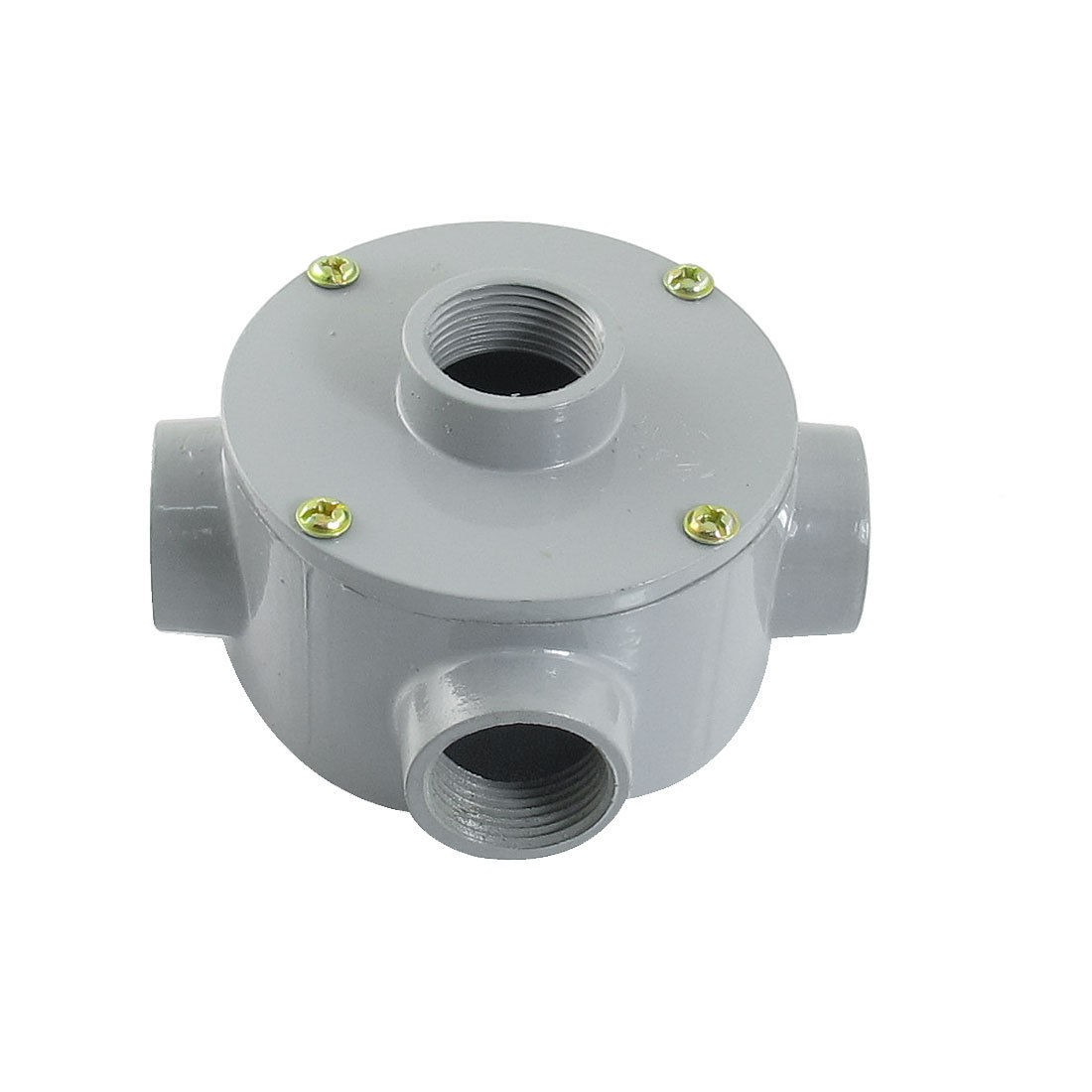 G3/4" Thread Four Holes Conduit Wiring Round Metal Junction Box