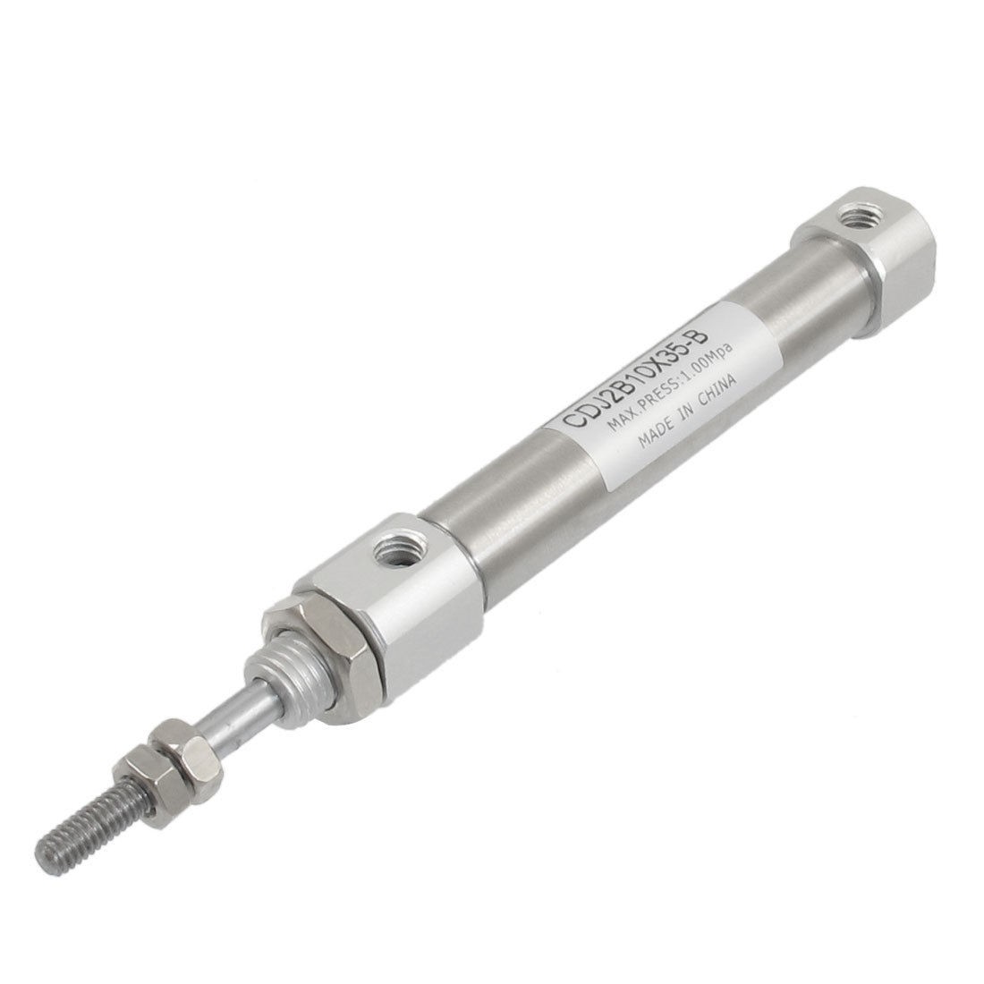 Double Action 25/64" Bore 1 3/8" Stroke 1.0 Mpa Stainless Steel Air Cylinder