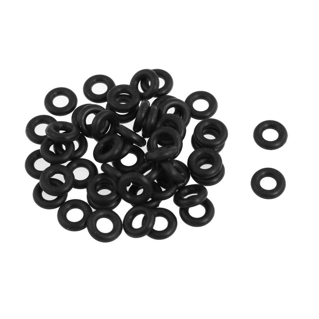 Automobile 13mm x 3.5mm O Rings Hole Sealing Gasket Washer 50 Pcs