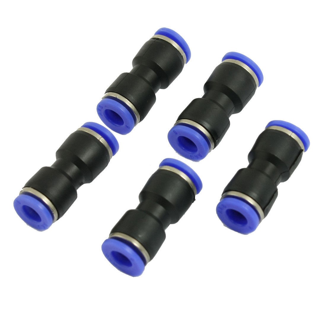 5 Pcs Quick Connector Straight One Touch Push In Fittings 6mm to 6mm