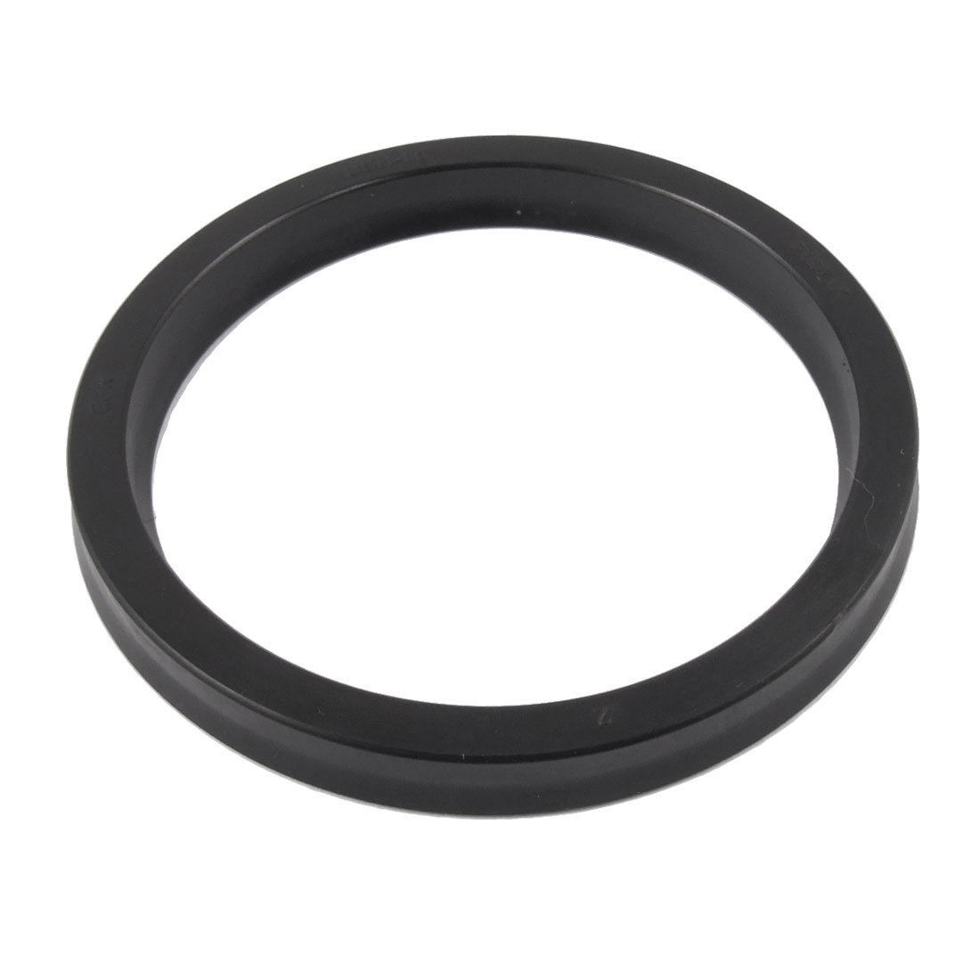 USH 60mm x 71mm x 7mm Hydraulic Rubber Oil Seal Ring Balck