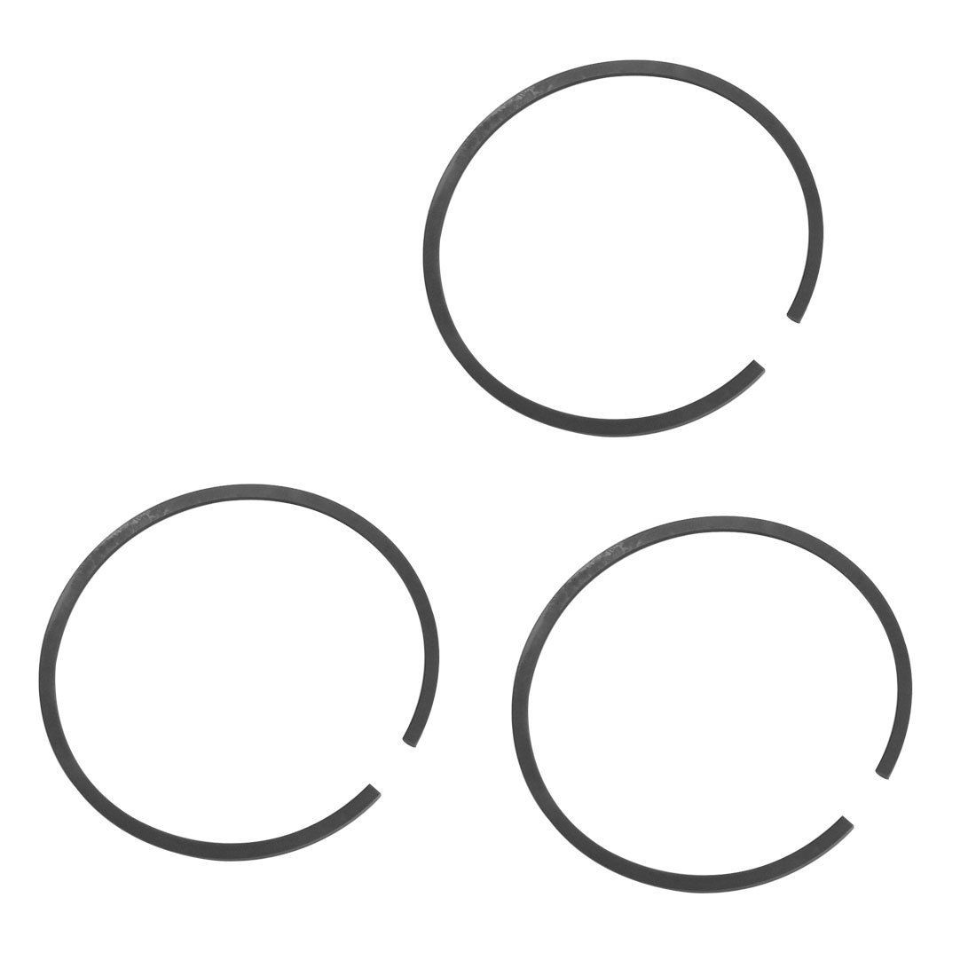 Spare Part 95mm Outside Diameter Black Metal Piston Rings Set