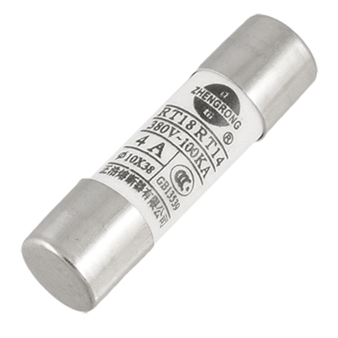 10mm x 38mm 380V 4A Cylindrical Fuse Links (Bag of 5)