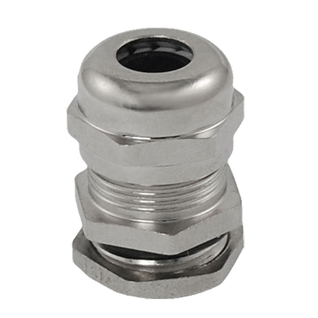 Silver Tone Stainless Steel 4.0-8.0mm M16 Cable Gland