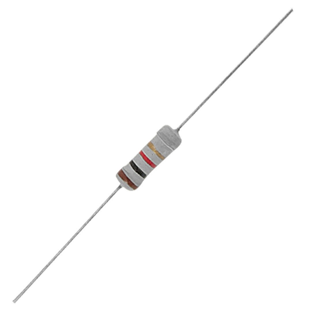 500 Pcs 1K Ohm 1W 350V 5% 4 Band Carbon Film Resistors