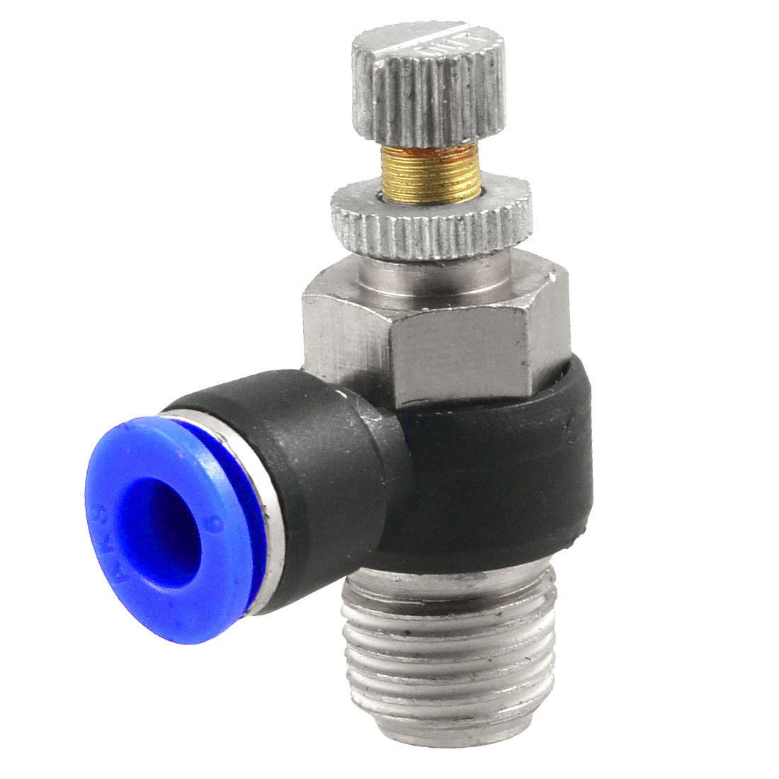 12 7mm Male Thread Airflow Speed Controller Fittings for 6mm Dia Tube