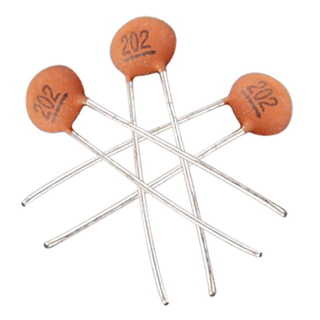 50 x 2000pF 50V Radial Lead DIP Ceramic Disc Capacitors