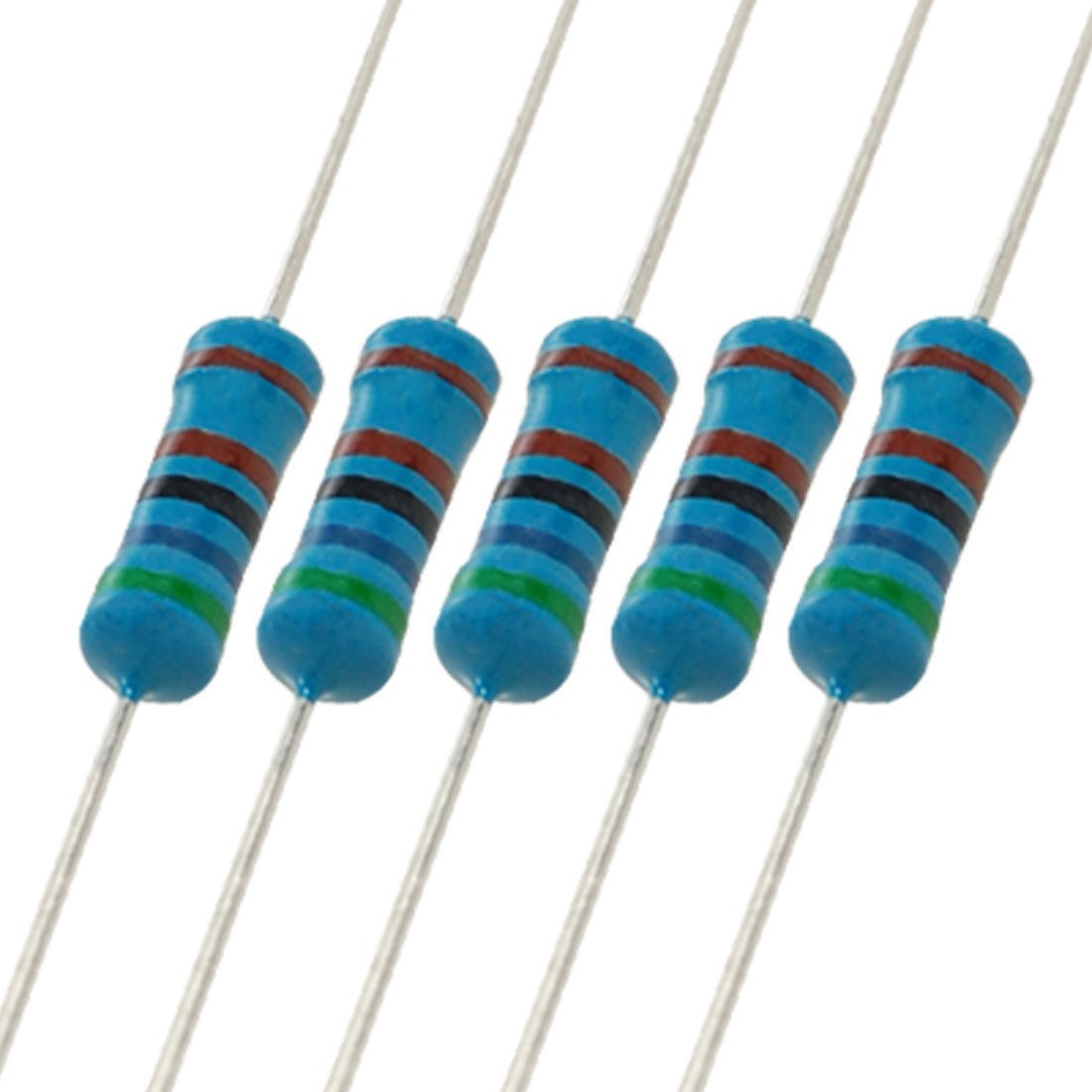 5.6K Ohm 1% 1/2W Through Hole Metal Film Resistors 500 Pcs