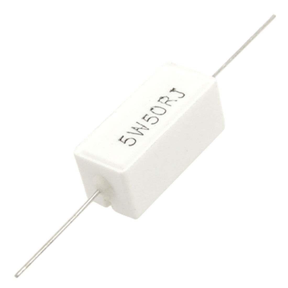 Wirewound Ceramic Cement Power Resistor 50 Ohm 5W 10 Pcs