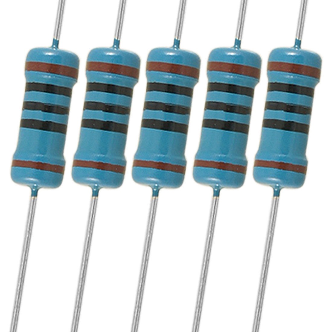 200 Pcs 100 Ohm 1W Watt 1% Axial Metal Film Resistor