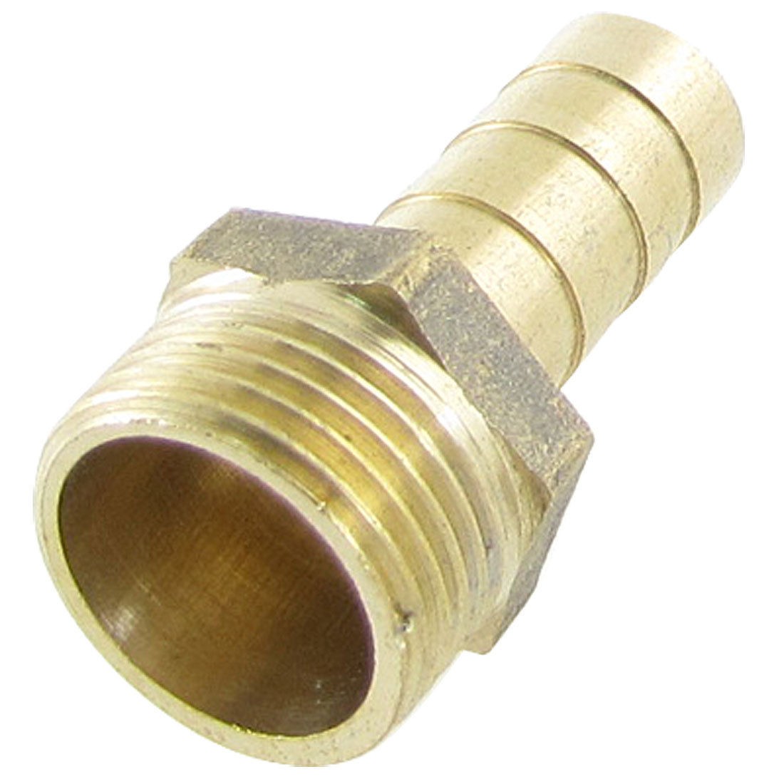 16 2mm OD Threaded 10mm Pneumatic Air Gas Hose Barbed Fitting Coupling