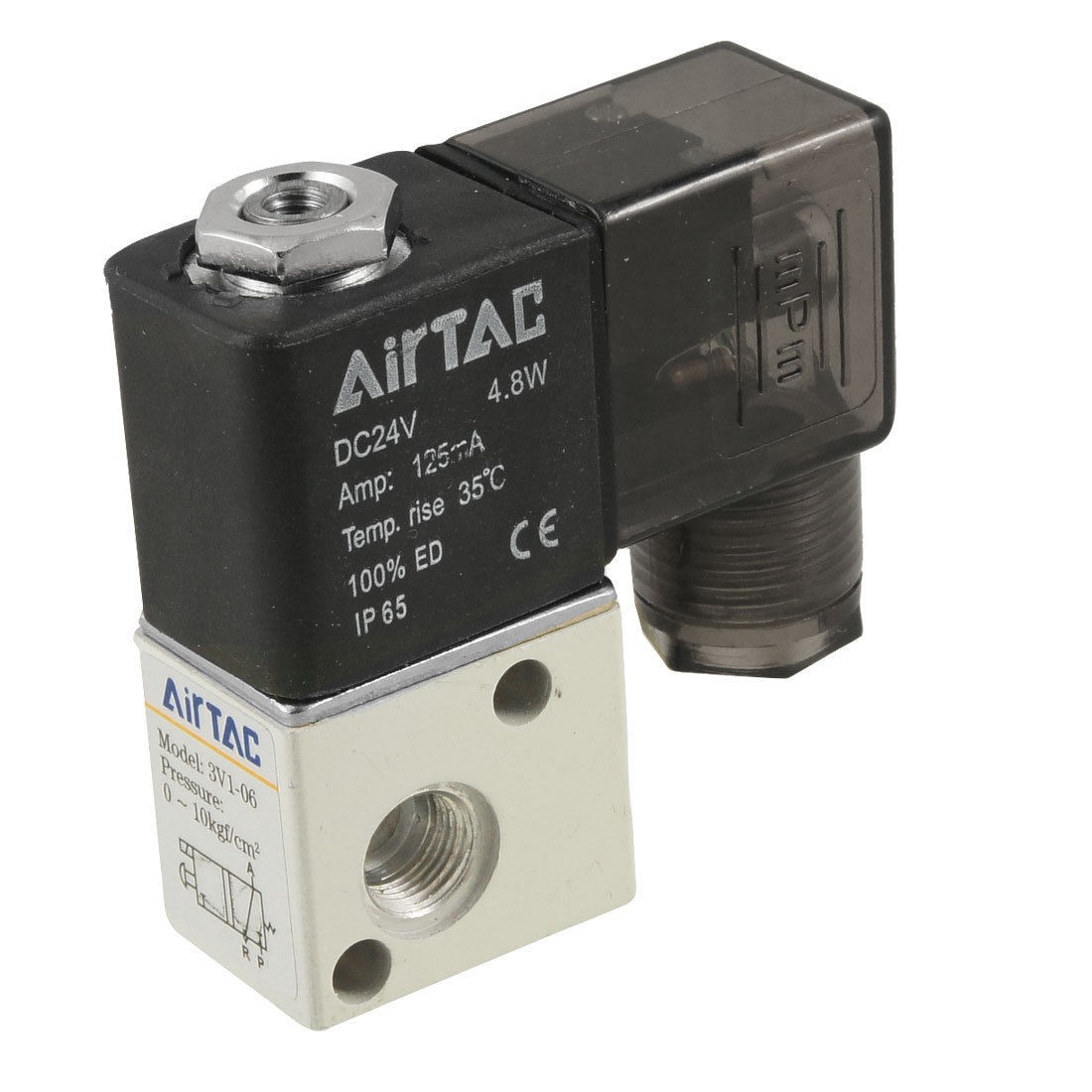 DC 24V 4 8W Direct Action Pneumatic Electromagnetic Valve