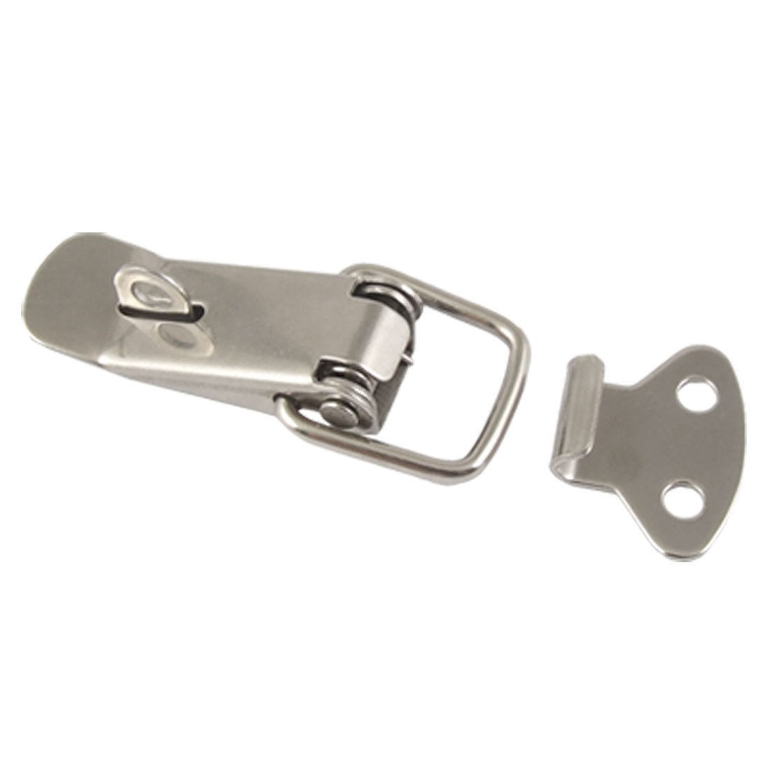 Silver Tone Stainless Hardware Alloy Fixing Hasp Lock