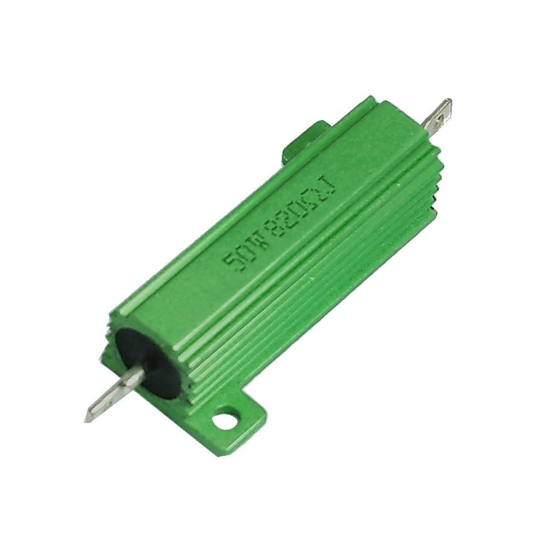 Green Aluminum Housed Wirewound Resistor 50W 820 Ohm
