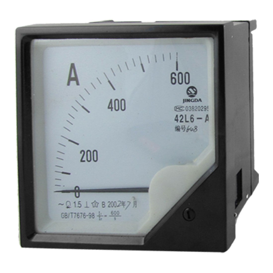 AC 0-600A 1.5 Accuracy Analog Ampere Panel Meter Gauge