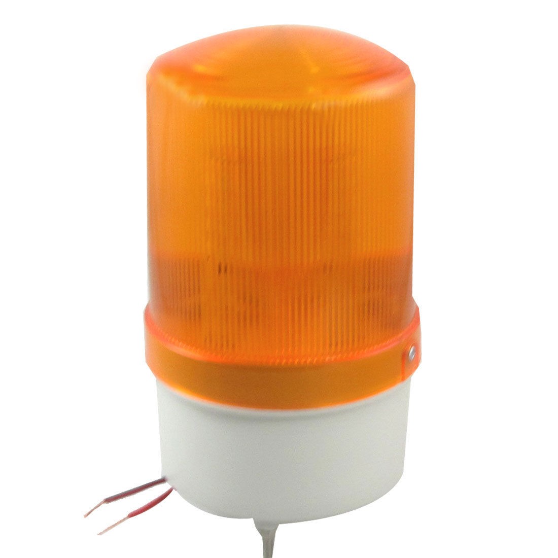 DC 24V Industrial Buzzer Siren Yellow LED Flash Warning Light Signal Tower Lamp