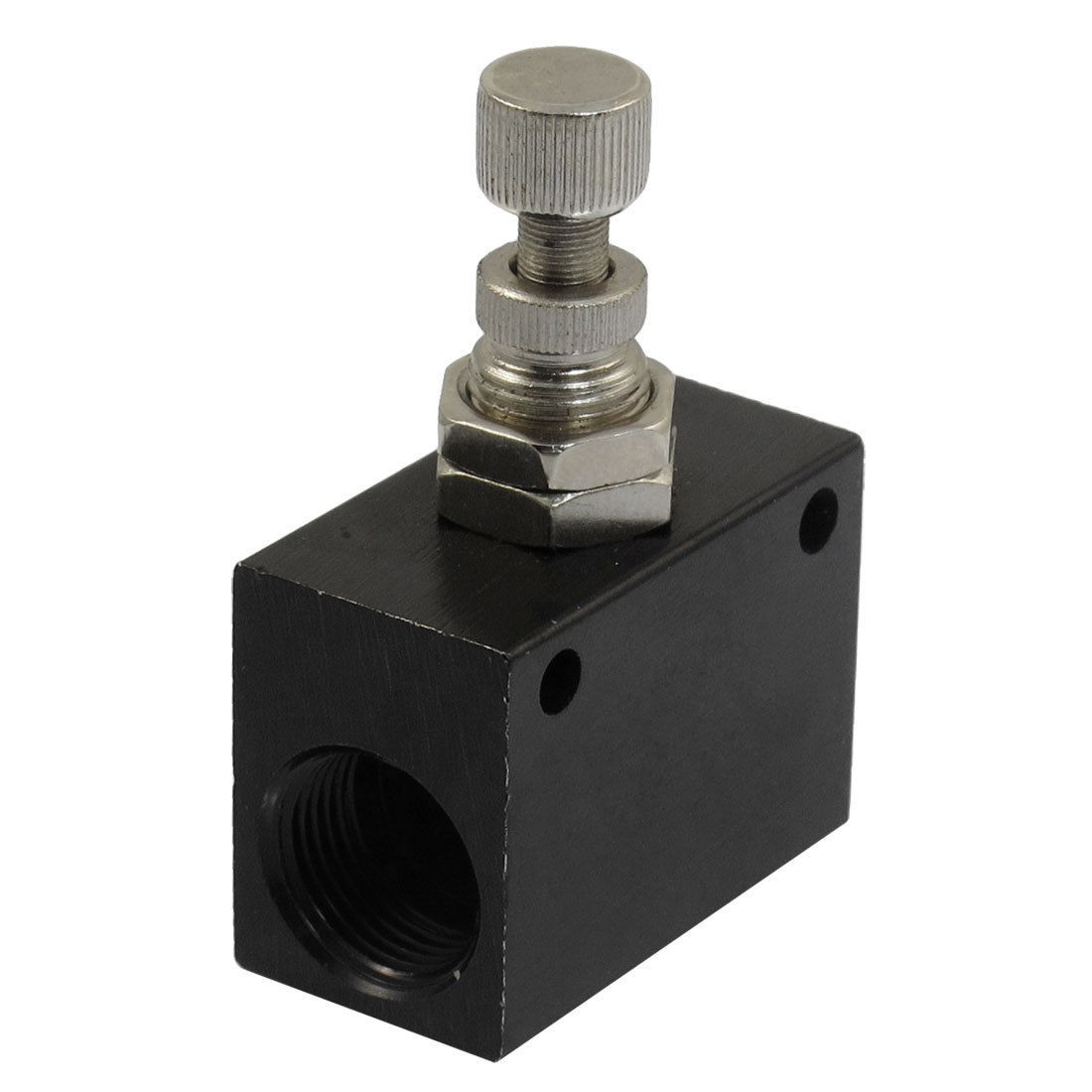 G3/8" Pipe Bore Black One Way Air Regulator Flow Speed Valve ASC-10