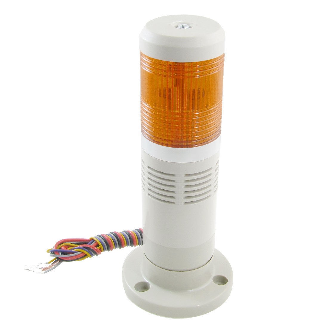 12V DC Industrial Yellow Signal Tower Light Lamp Flash with Buzzer Mstgi