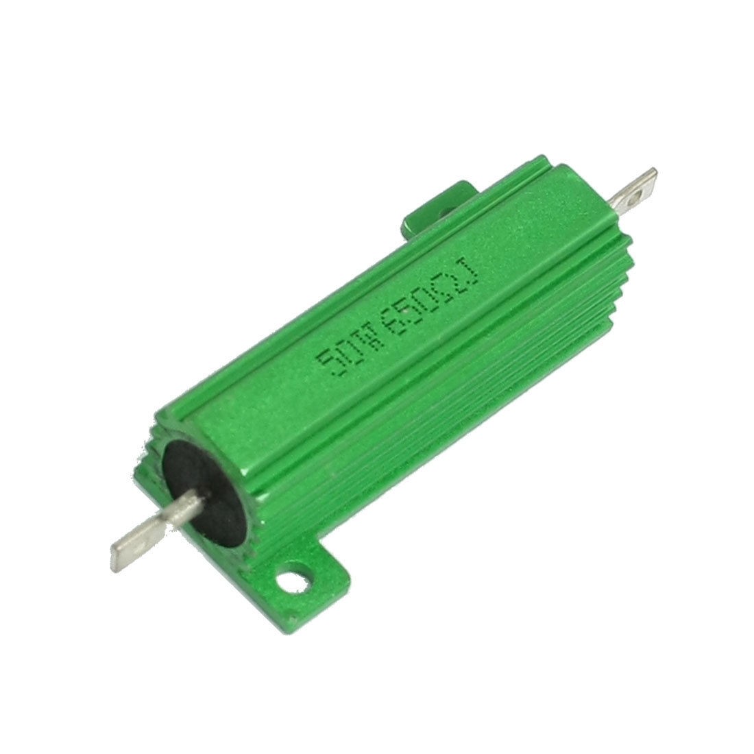 Green Aluminum Housed Wirewound Resistor 50W 650 Ohm