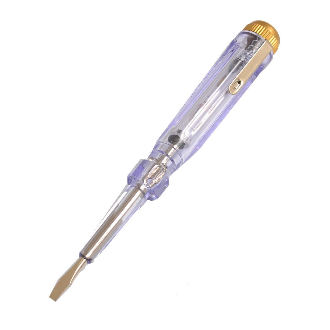 Plastic Grip 3mm Slotted Screwdriver AC Volt Tester Electroprobe 100V-500V