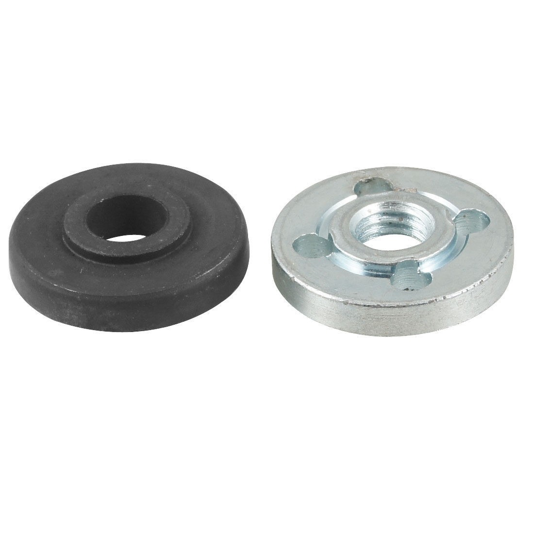 Black Silver Tone Cut off Machine Spare Parts Metal Inner Outer Flange