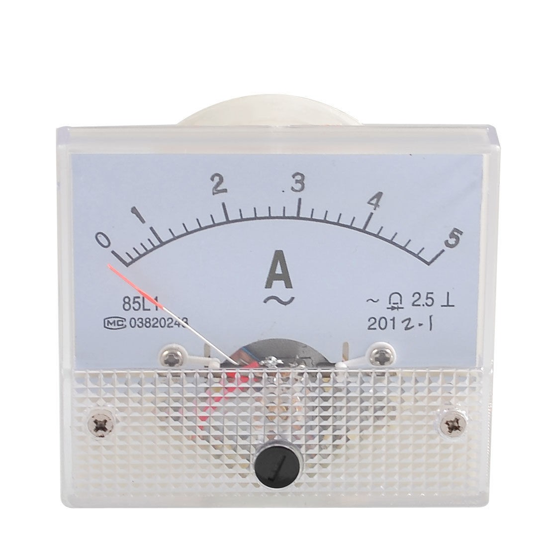 Class 2.5 Accuracy Analog AC 0-5A Scale Range Ammeter Meter Panel
