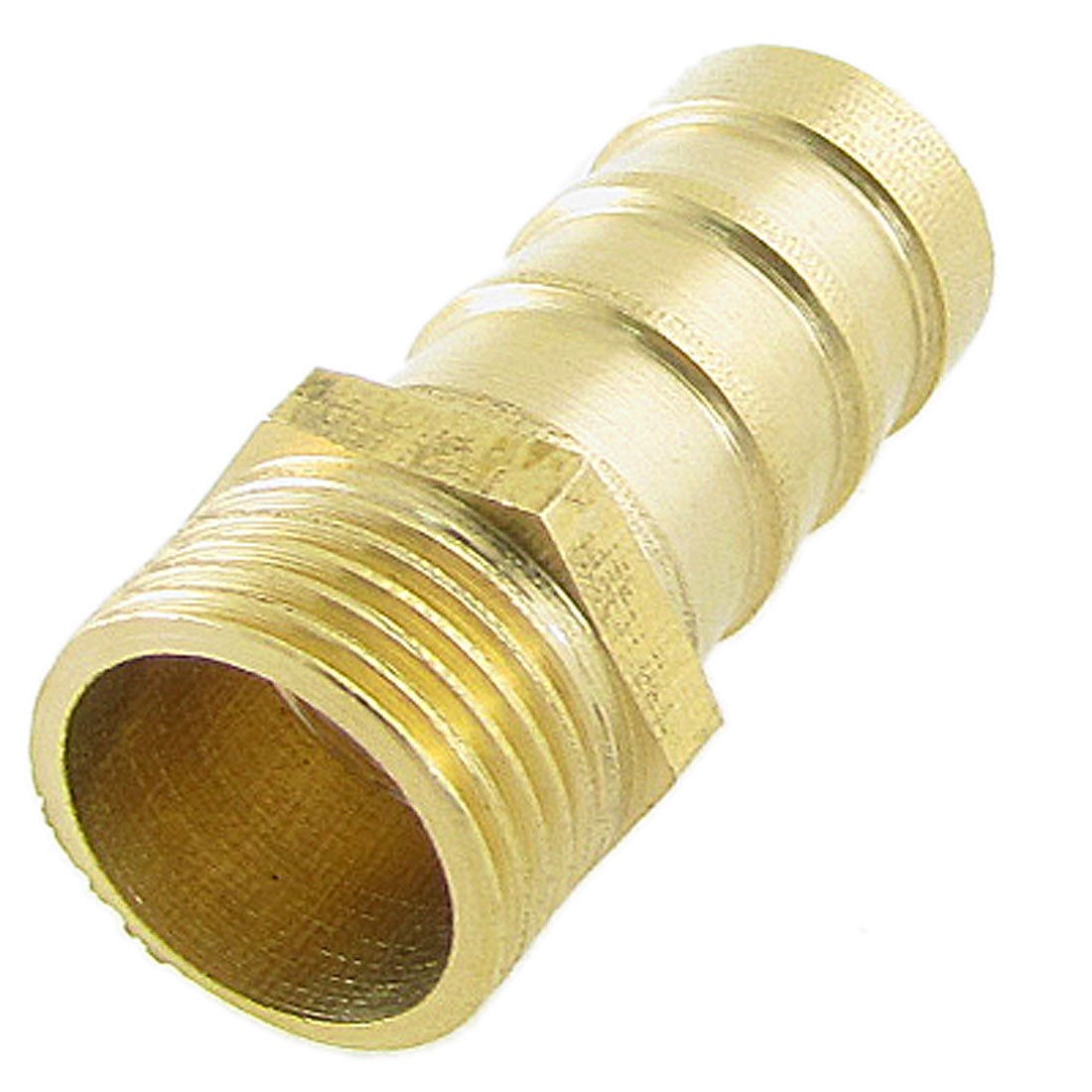 16 2mm OD Threaded 14mm Pneumatic Air Gas Hose Barbed Fitting Coupling