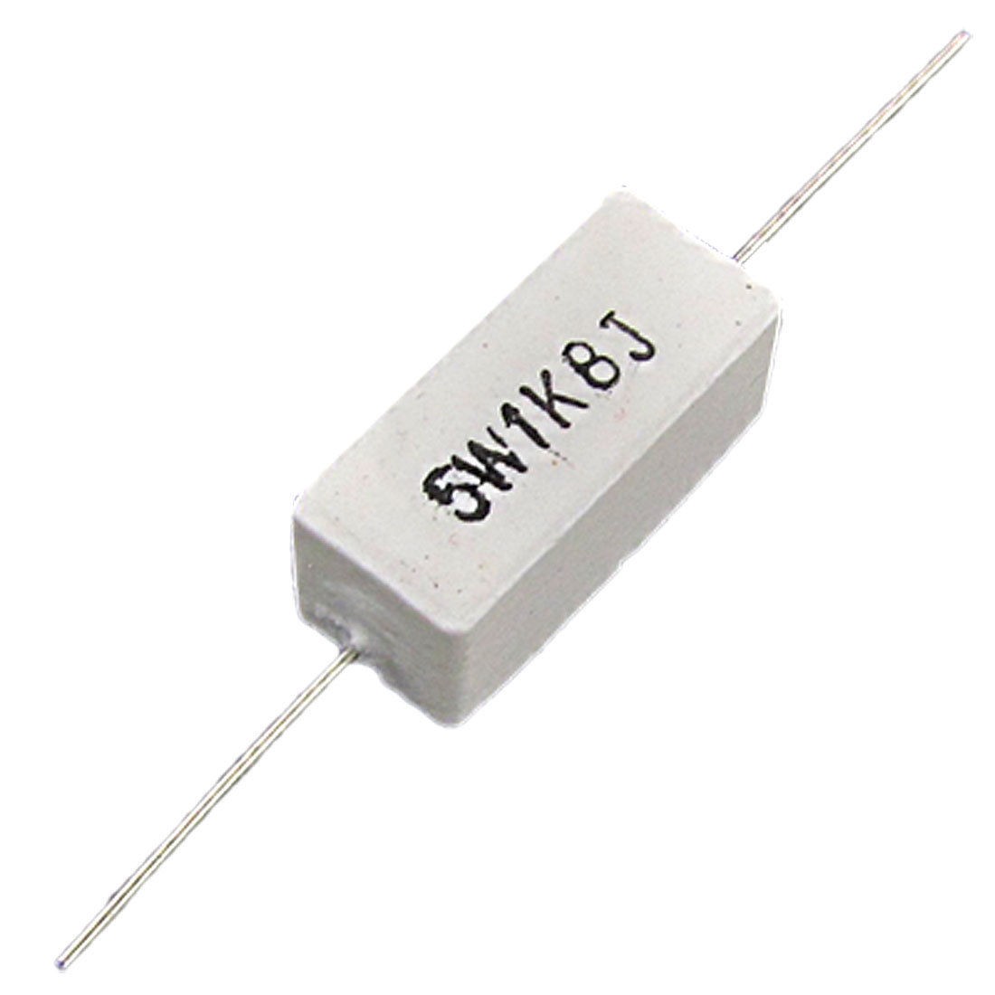10 Pcs 1.8K Ohm 5% Tolerance Cement Power Resistors 5W