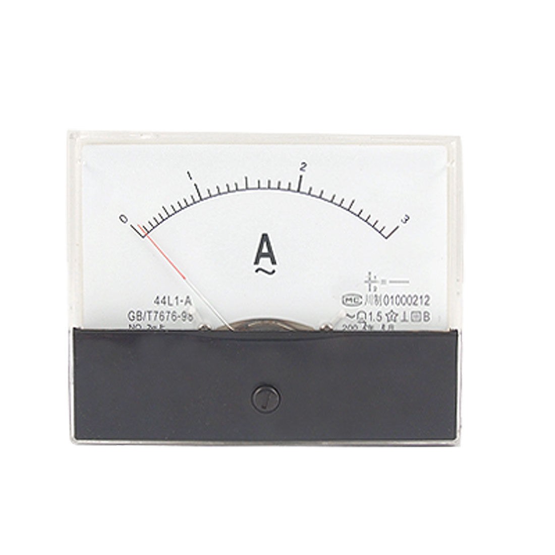 Plastic Case 0-3A AC Current Panel Meter Ammeter 44L1-A