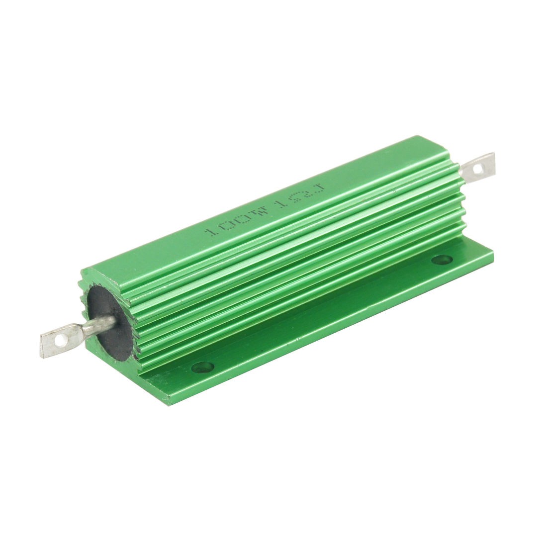 Chassis Mounted 100 Watt 1 Ohm Aluminum Case Wirewound Resistor
