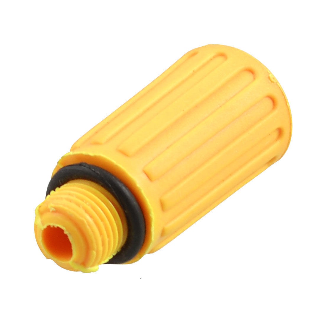 10mm Male Thread Dia Plastic Air Compressor Fitting Oil Plug Orange