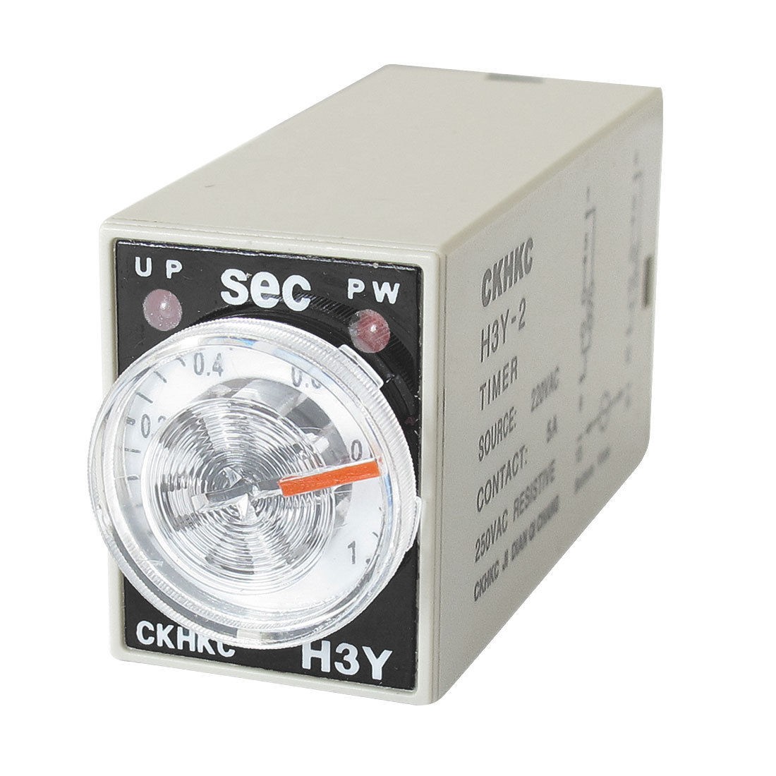H3Y-2 AC 220V DPDT 0-1 Seconds 1S 8 Pins Power on Time Delay Relay