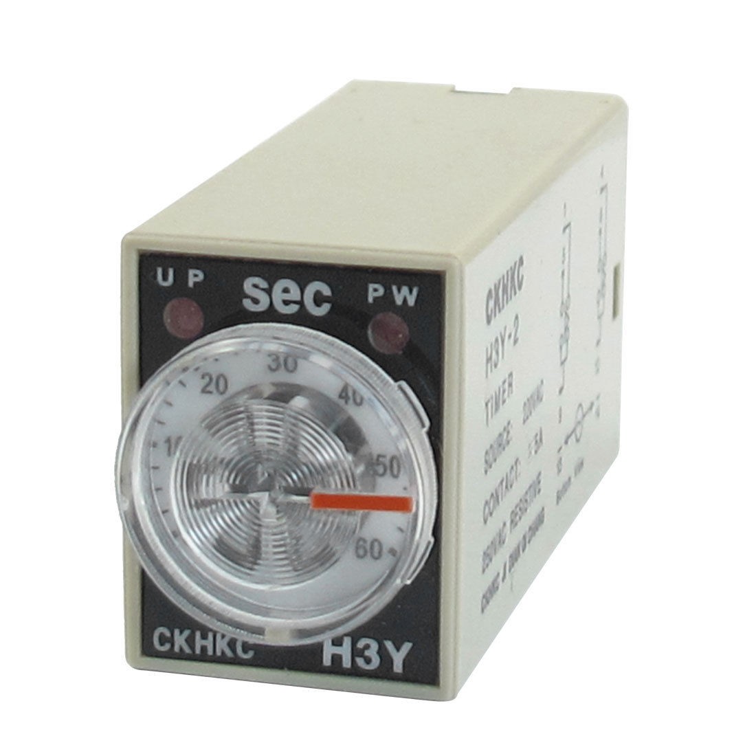 H3Y-2 AC 220V DPDT 0-60 Seconds 60S 8 Pins Power on Time Delay Relay