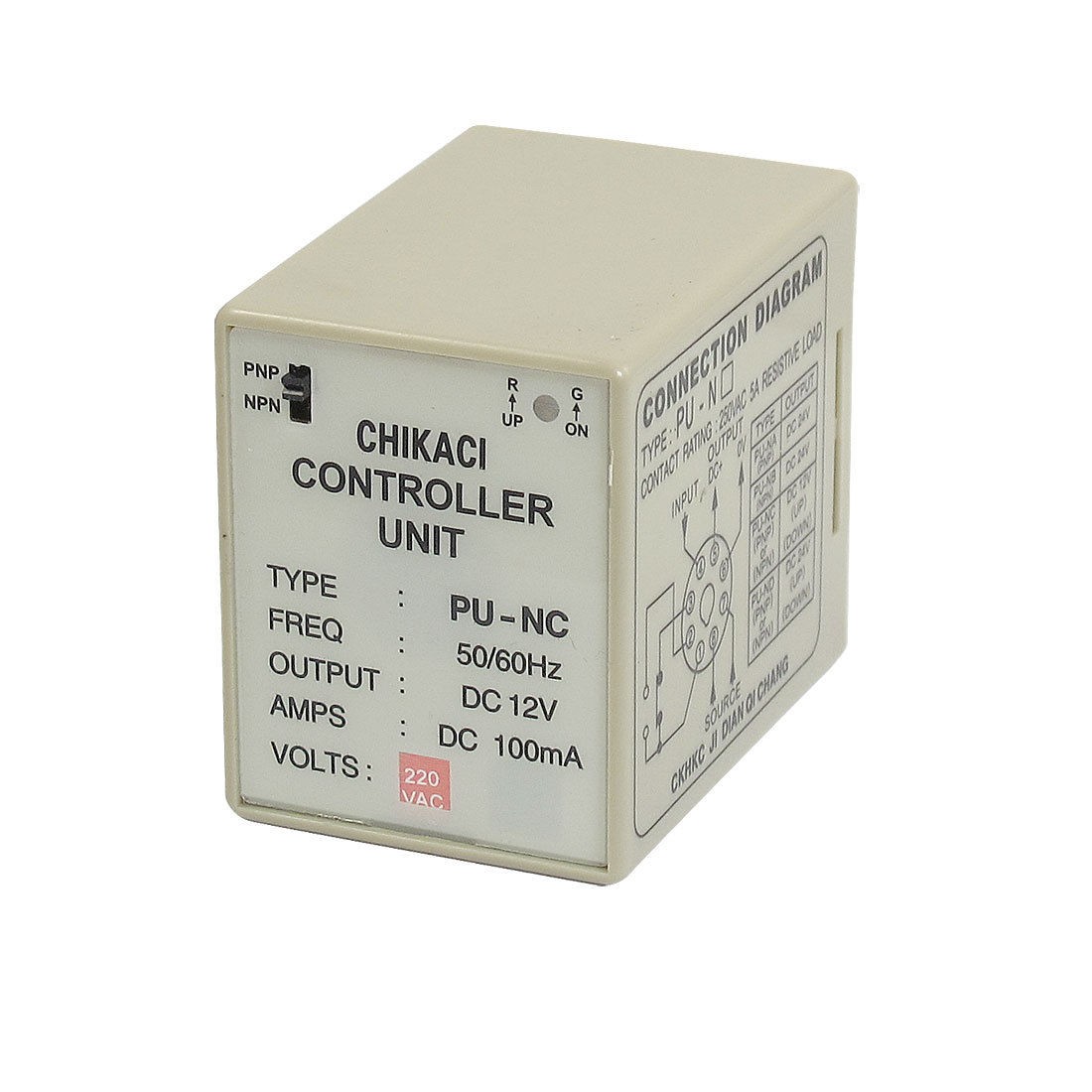 PU-NC DC 12V 100mA SPDT 8 Pins Controller Unit for Proximity Switch