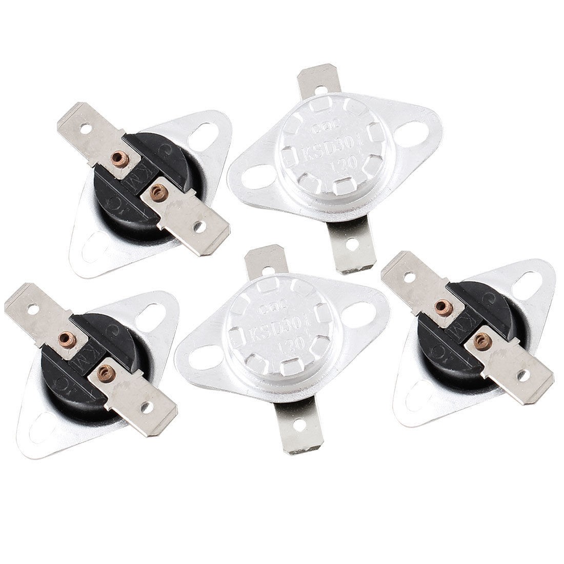 5 Pcs 120 Celsius 248F Normal Close Temperature Controlled Switch KSD301