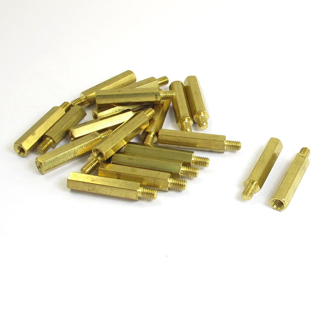 20 Pcs Male to Female Threaded Hexagonal Standoff Spacer M4x25mmx31mm