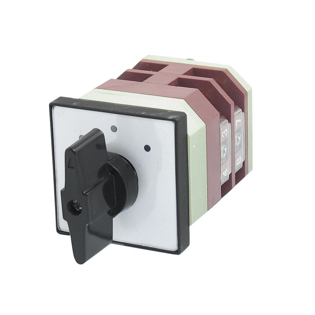 AC 500V 16A 3 Positions Latching Rotary Universal Changeover Switch LW12-16/2