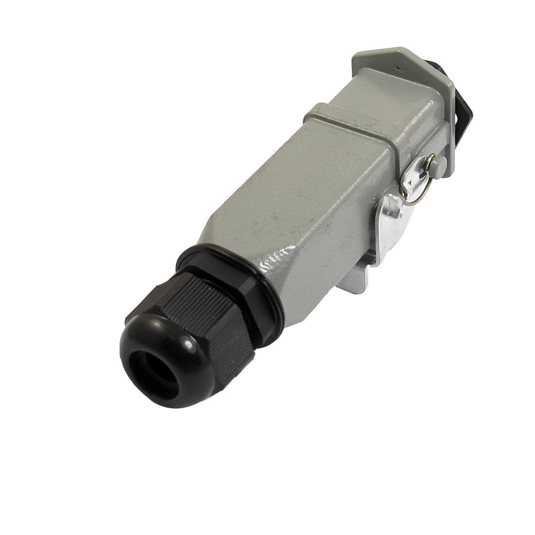 Industrial PG11 Cable Glands Dark Gray Metal Housing Connector