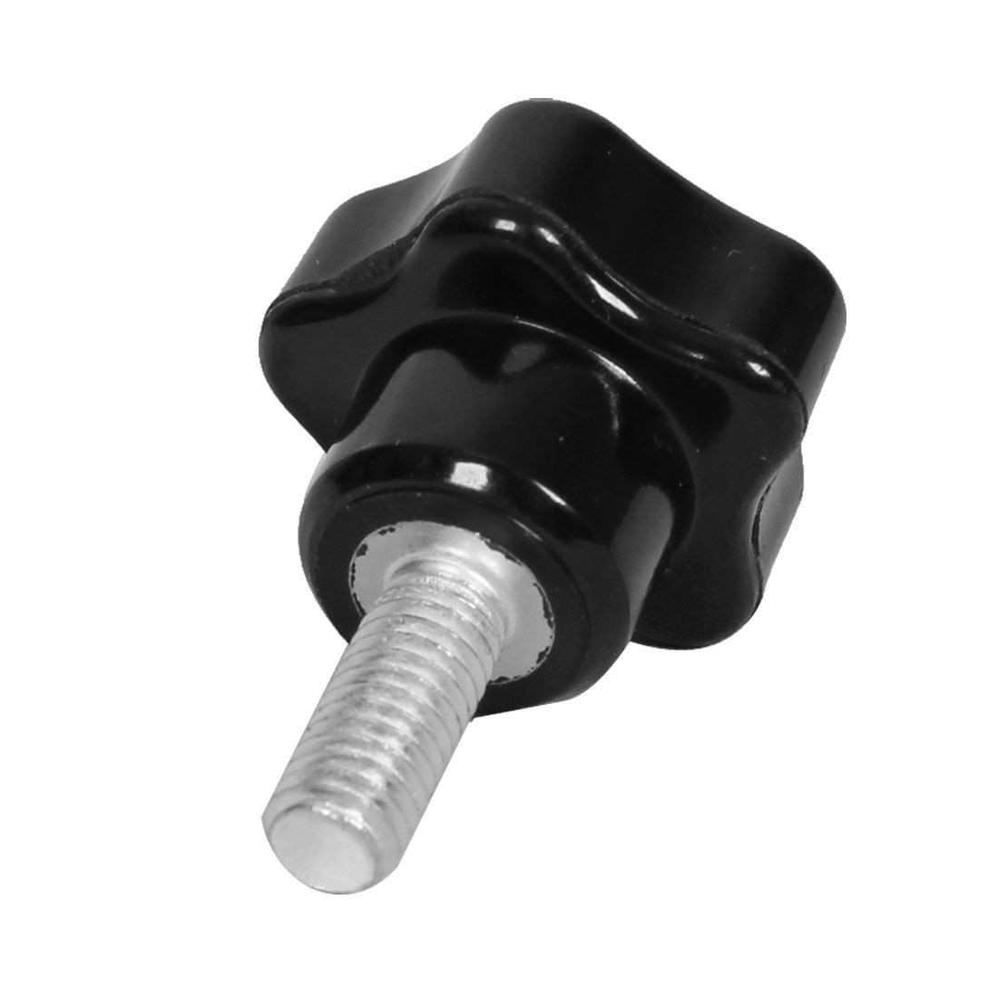 24mm Diameter Five Pointed Star Head Clamping Knob Replacement M6 x 15mm