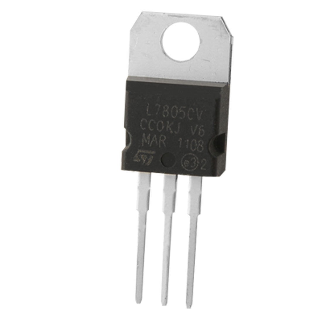2 Pcs 3 Terminals 1.5A 5V L7805CV Postive Voltage Regulators
