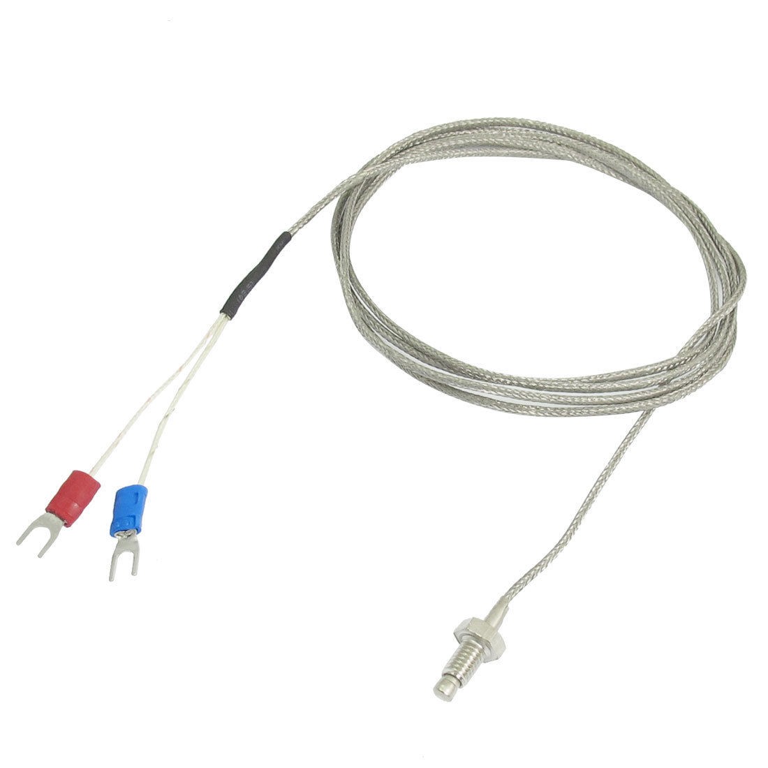 6mm Thread Screw K Type 800C Thermocouple Temperature Measurement Probe 4.9ft