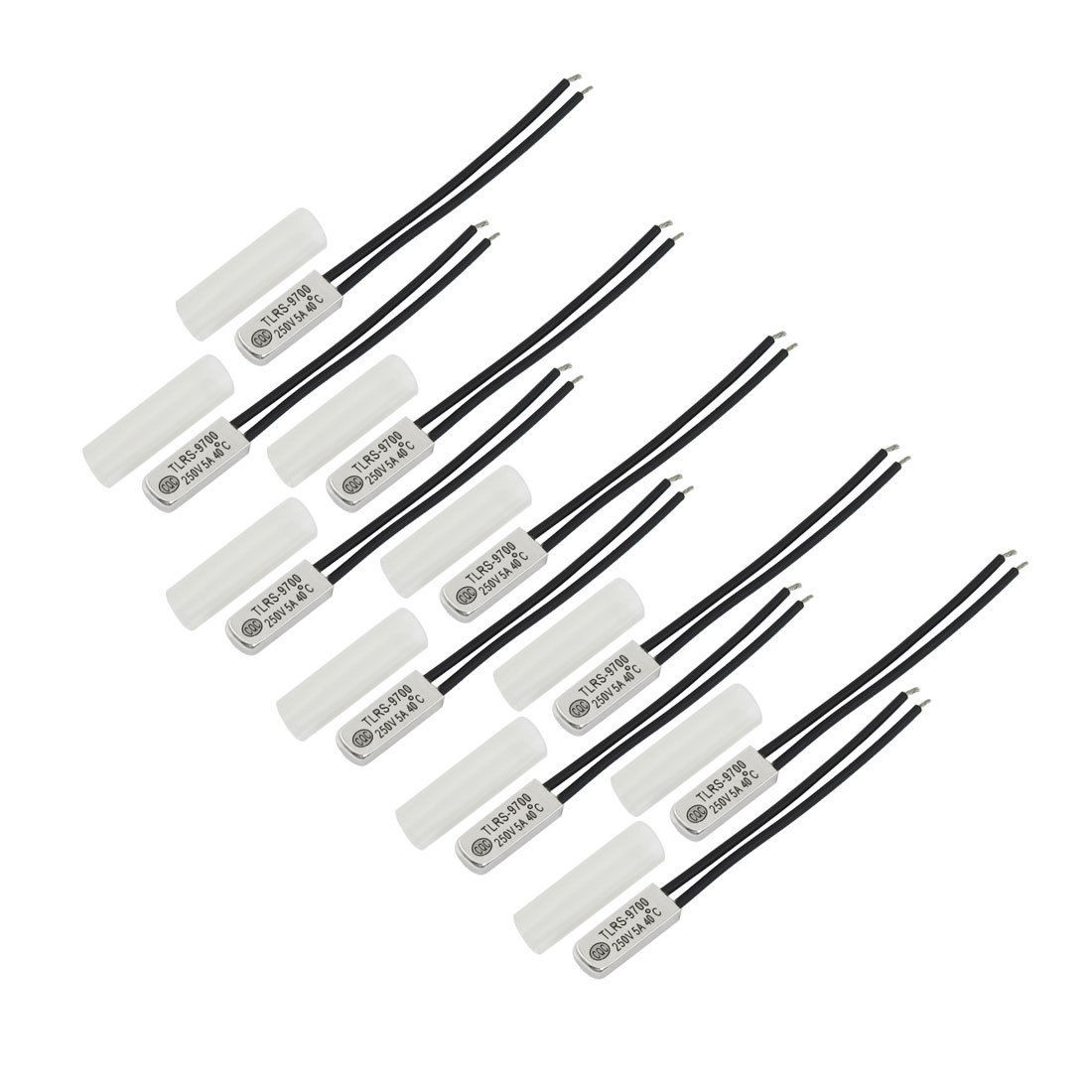 TLRS-9700 40 Celsius Bimetal Thermoastat Temperature Control Switch N.C 10 Pcs