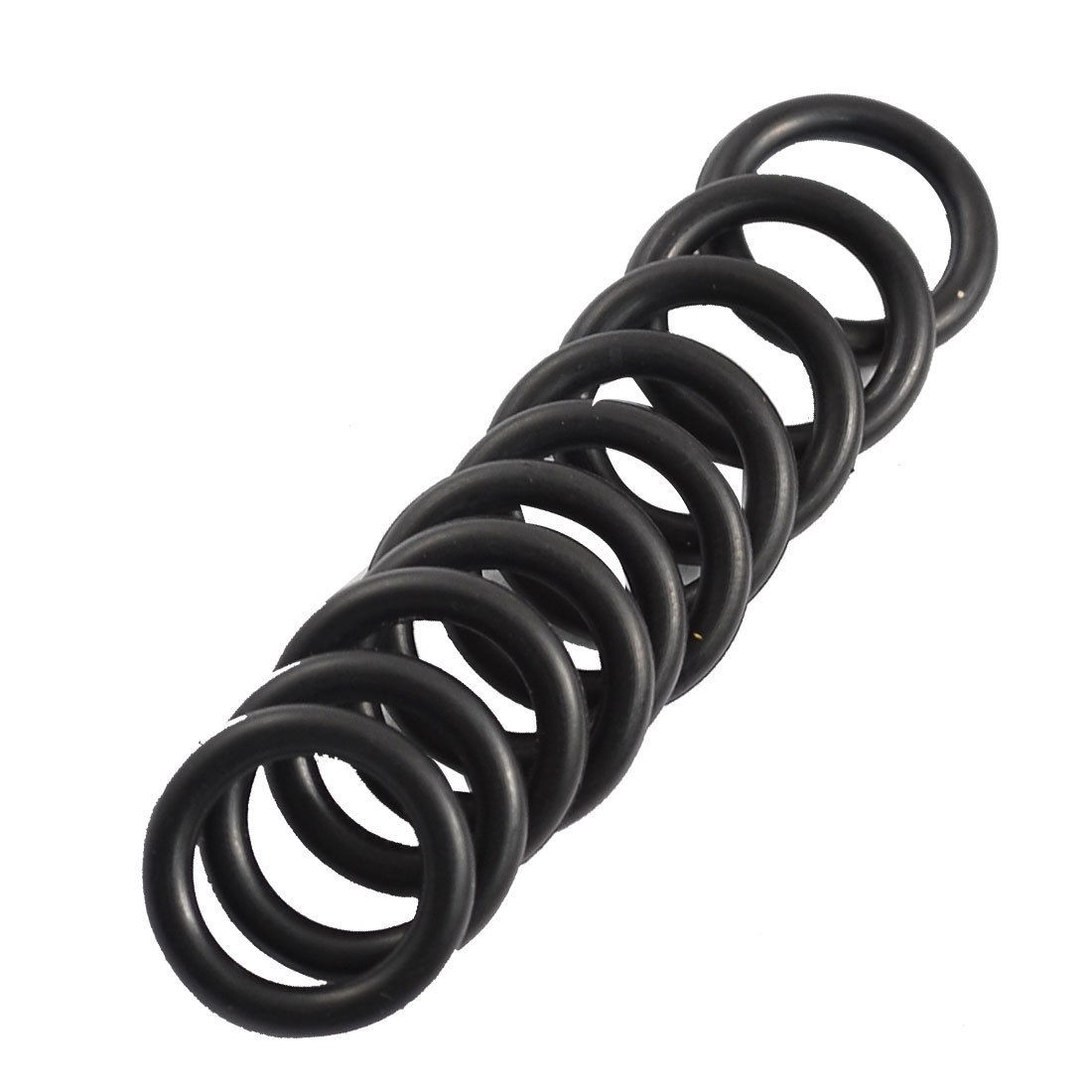 10 x Automobile 15.5mm OD 2.2mm Thickness Rubber O-ring Oil Seal Gaskets