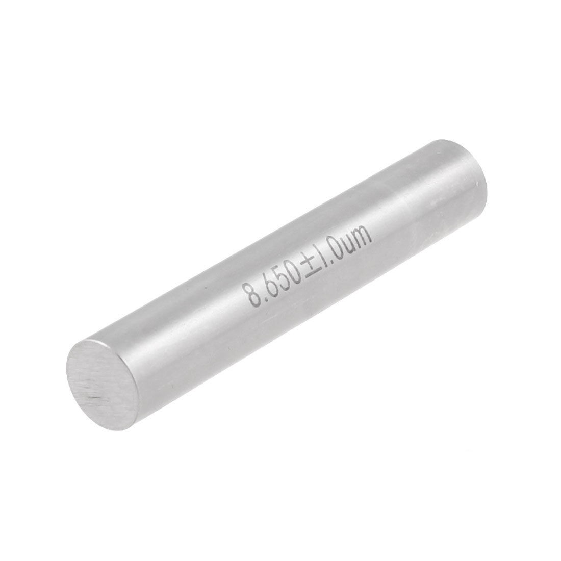 Hole Measuring 8.65mm x 50mm Pin Gage Gauge w Plastic Cylindrical Box